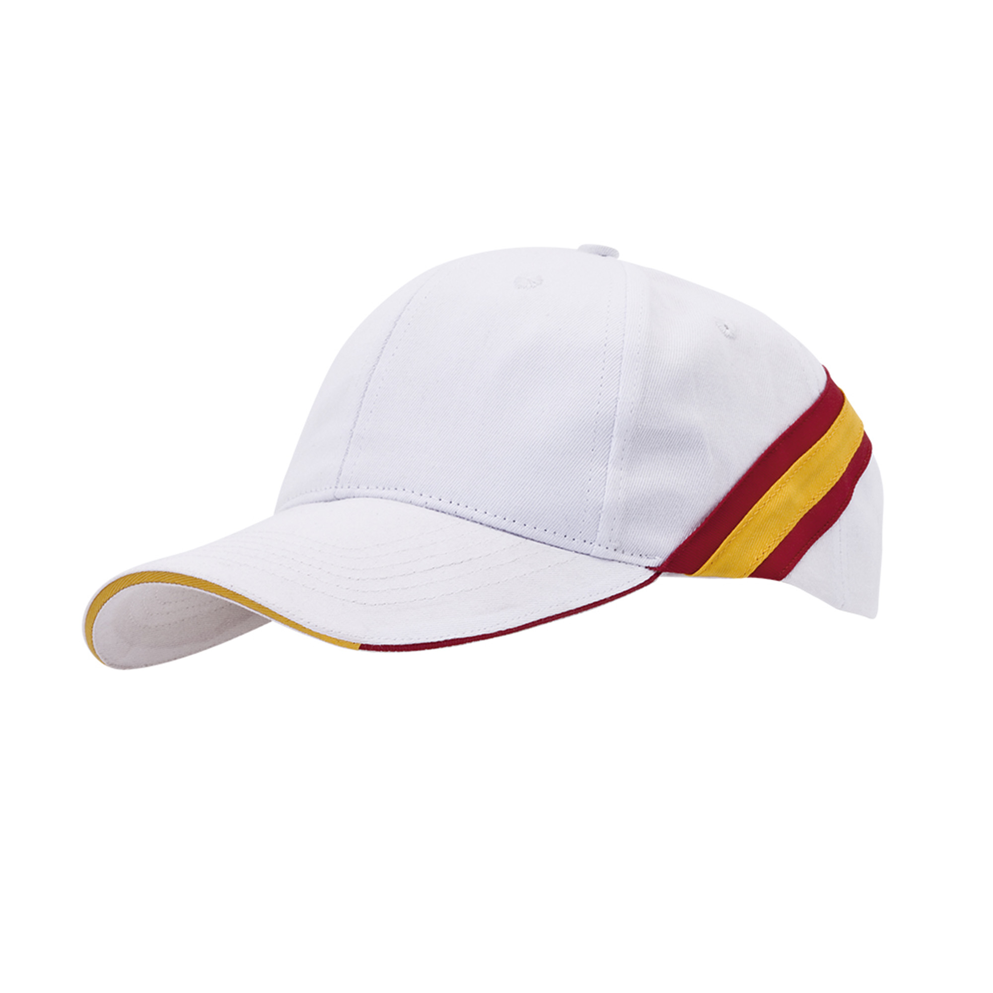 Gorra de algodón con diseño de bandera española